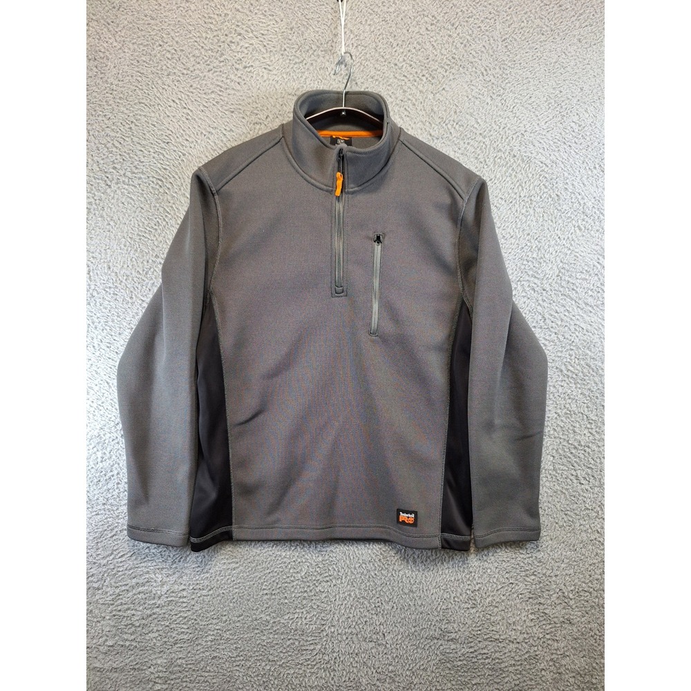 Timberland PRO Pullover Mens S‎ Gray Quarter Zip Original Fit Streetwear Outdoor